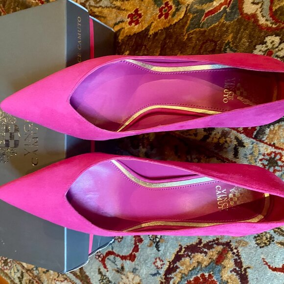 Vince Camuto Margie Pump Mulberry Pink Size 8.5 - Picture 8 of 11